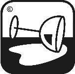Spillage stain protection logo